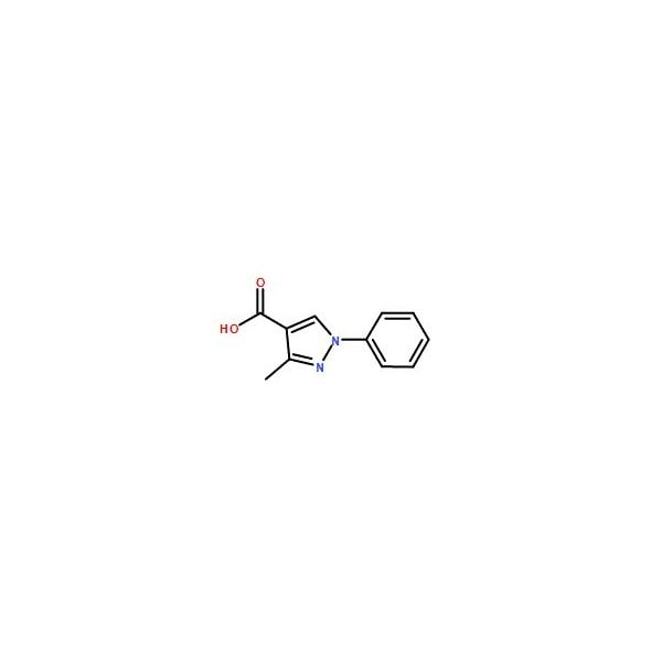 Ak Scientific 3-Methyl-1-phenyl-1H-pyrazole-4-carboxylic acid (1g), CAS 77169-11-0 5360AH-1g - main