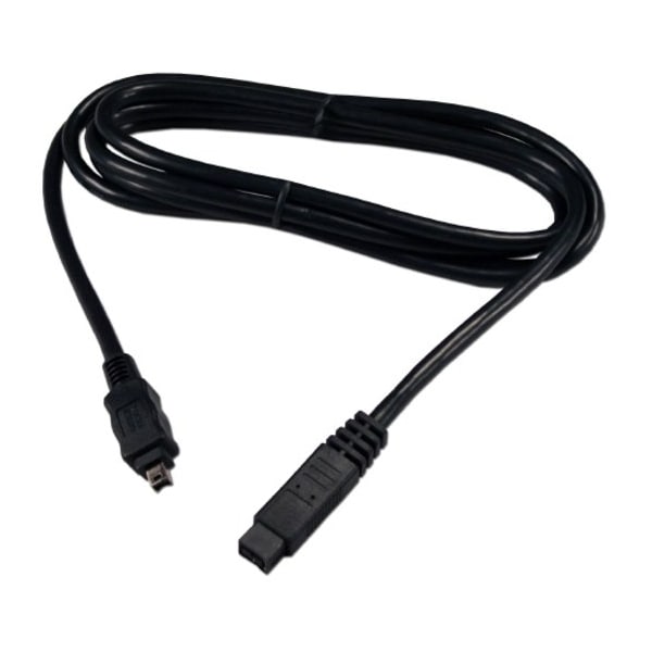 Qvs 15 ft. 9-Pin to 4-Pin 800Mbps Firewire Cable CC1394F4-15 - main