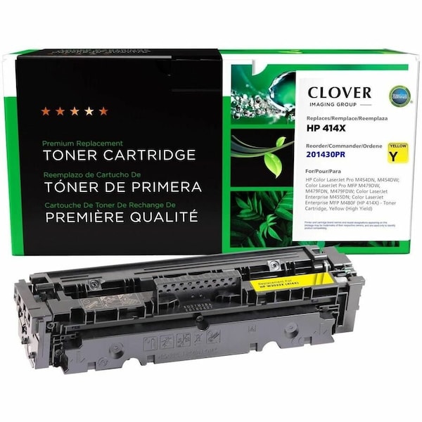 Clover Imaging Group Imaging Remanufactured High Yield Yellow Toner Cartridge 201430PR - main