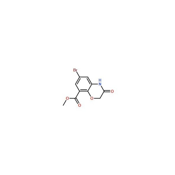 Ak Scientific Methyl 6-bromo-3-oxo-3, 4-dihydro-2H-1, 4-benzoxazine-8-carboxylate (100mg), CAS 141761-85-5 6908AA-100mg - main