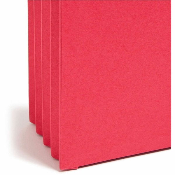 Smead File Pocket, StraightCut Tab, 312 Expansion, Letter Size, Red, 25 per Box 73231, Red SMD73231 - main