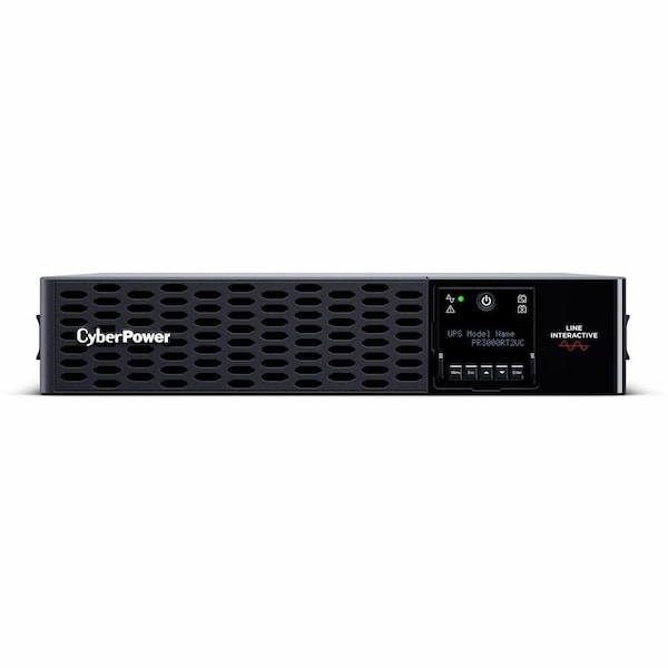 Cyberpower UPS System, 3000VA, Line Interactive, Out: 100 to 120V AC In: 120V AC PR3000RT2UC - main