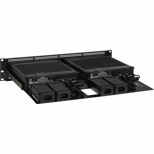 Rackmount RACKMOUNT.IT Rackmount Kit - For Firewall - 1.3U/2U Rack Height - Rack-mountable - Jet Black RM-PA-T10 - main