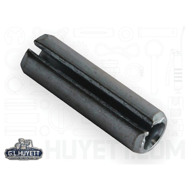 Huyett Slotted Spring Pin, Standard Duty, Zinc Plated, 0.375 in Dia x 1.25 in L x 0.077 in Wall SP-375-1250 - main