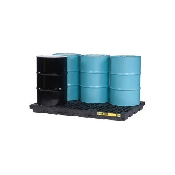 Justrite 6 DRUM ACCUMULATION CENTER BLACK JT28659 - main