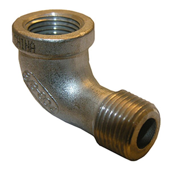 Swivel 0.125 in Stainless Steel 90 Degeree EG Star Drive Elbow SW572623 - main