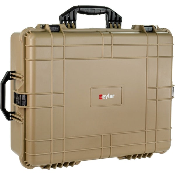 Eylar Extra Large 24 Inch Hard Camera and Gear Case Waterproof with Foam Tan SA00041-TAN - main