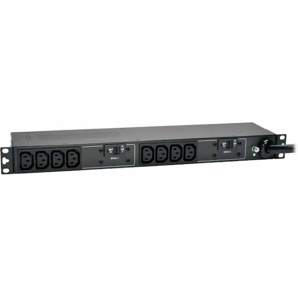 Eaton Tripp Lite Series 5.8kW Single-Phase 200-240V Basic PDU, 10 C13 Outlets, NEMA L6-30P Input, 12 PDUH30HV - main