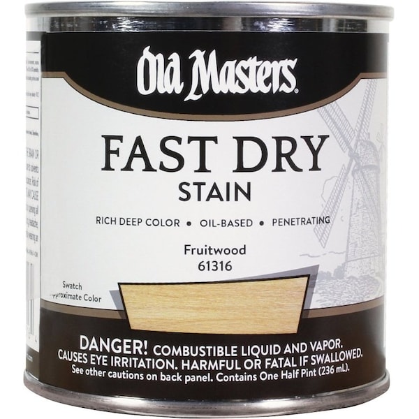 Old Masters .5Pt Fast Dry Stain Fruitwood 61316 - main
