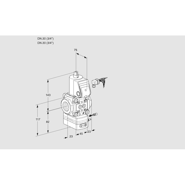 Honeywell Kromschroder VAG120R/NQAE KS88010405 - main