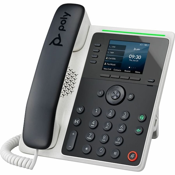 Hp Poly Edge E220 IP Phone and PoE-enabled with Power Supply US 89B50AA#ABA - main