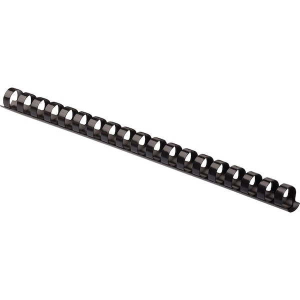 Fellowes SPINES, COMBND, 3/8in, BK, 100CT, 20PK 52325 - main