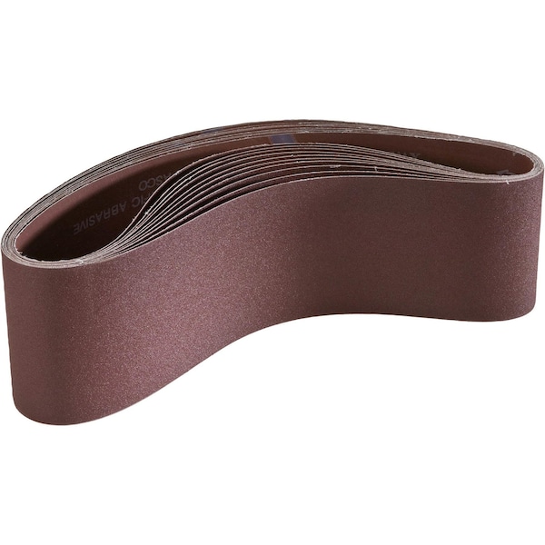 Grizzly 6" x 48" A/O Sanding Belt 100 Grit, 10PK H3517 - main