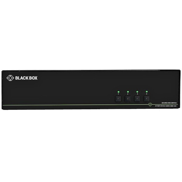 Black Box BLACK BOX Secure Niap 3.0 Kvm Switch - Quad-Head, Hdmi, Cac, 4K, 4-Port SS4P-QH-DVI-UCAC - main