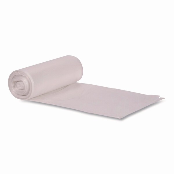 Boardwalk Low-Density Waste Can Liners, 30 gal, 0.5 mil, 30 x 36, Clear, Perforated Roll, 250PK H6036MCKR01 - main