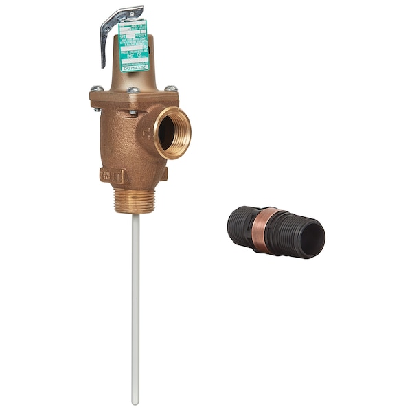 Watts Temperature and Pressure Relief Valve 1 40XL-4 125/210 FS - main