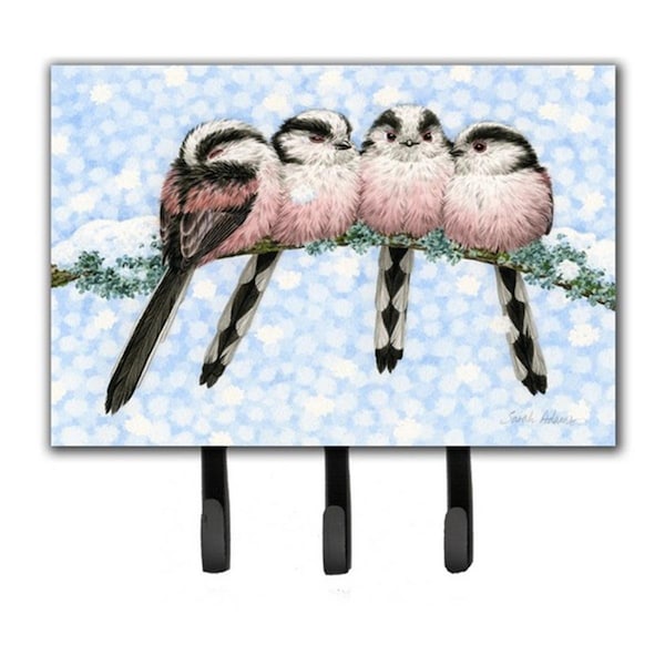 Carolines Treasures Roosting Long Tailed Tits Leash or Key Holder ASA2169TH68 - main