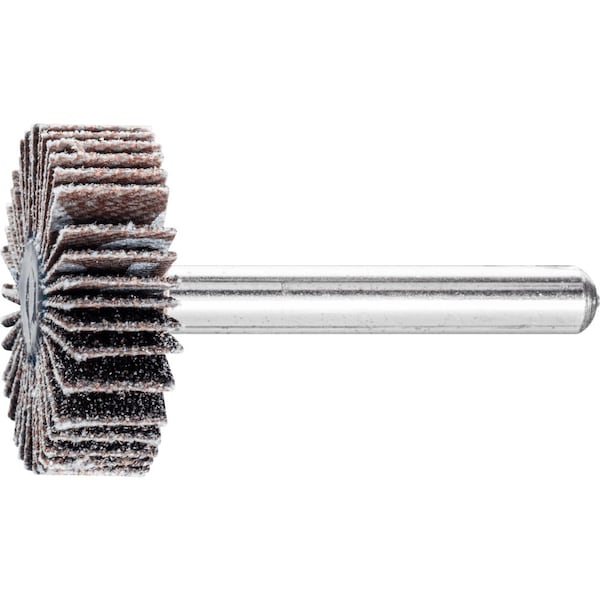 Pferd 1'' x 1/2'' Mounted Flap Wheel - 1/4'' Shank - Silicon Carbide - 60 Grit 45415 - main