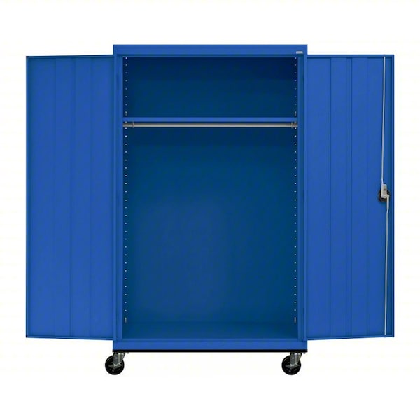 Sandusky Shelf Cabinet, 78 in H, 46 in W, 24 in D, Recessed, Three-Point Locking, 1 Shelves TAWR462472-06 - main