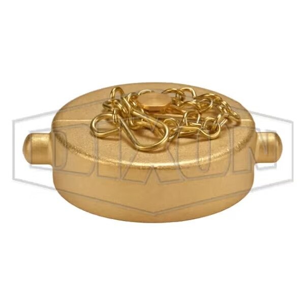 Dixon 2.5 in NYFD BR CAP W/CHA in, PL FC250NYFD - main