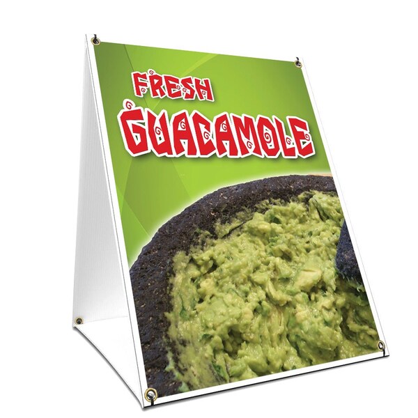 Signmission Guacamole, 24 Inch x 18 Inch A-frame Yard Sign, Plastic Sign SBC-1824-Guacamole - main