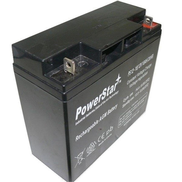 Powerstar 12V 18Ah CB19-12 Sealed AGM Rechargeable Deep Cycle Battery PS12-18-94 - main