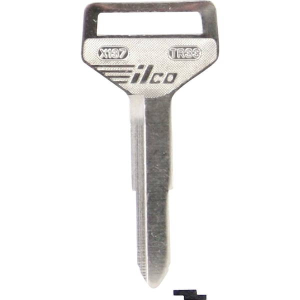 Ilco Toyota Nickel Plated Automotive Key TR37 / X159, 10PK IAF01054123 - main