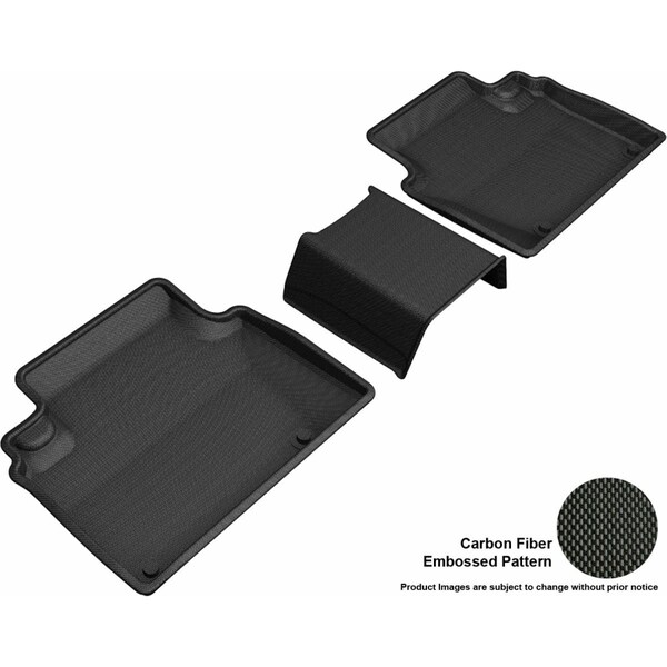 3D Maxpider Honda Clarity Plug-in Hybrid F2 Floor Liner for 2018-2019 Kagu R2 - Black L1HD10021509 - main