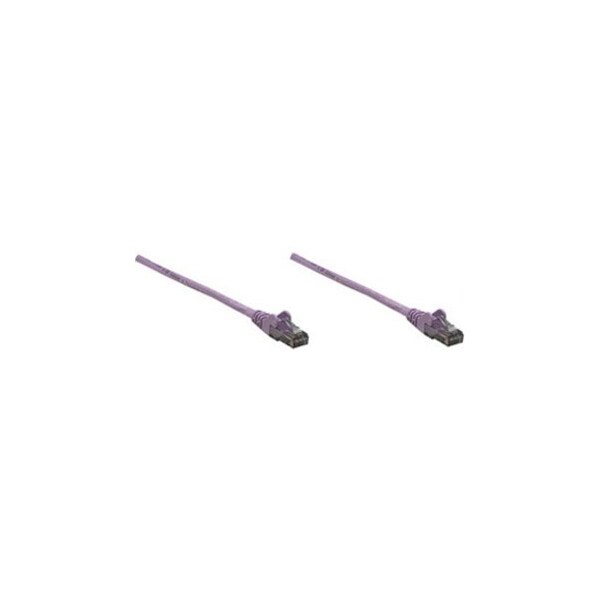 Intellinet Network Solutions 14 Ft Purple Cat6 Snagless Patch Cable 393164 - main