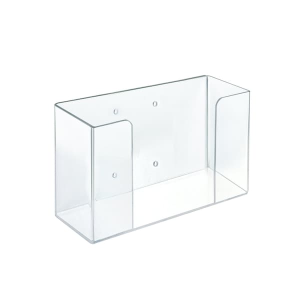 Azar Displays Glove Box with Hanging Hardware, Holds 1 Glove Box, 5.75H x 10W x 3.5D 255631-1PK - main