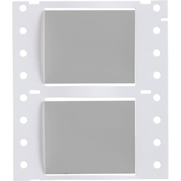 Brady PermaSleeve HX Heat Shrink Double Sided Wire Marking Sleeves, 1 in. Dia x 2 in. W, Gray, Roll of 2500 2HX-1000-2-GY-J - main