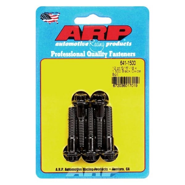 Whole-In-One 641-1500 0.31-18 x 1.5 in. 12 Point Bolt Kit - Set of 5 WH3629906 - main