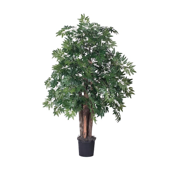 Dare2Decor 4 ft. Artificial Green IFR Ming Aralia Bush DA2676351 - main