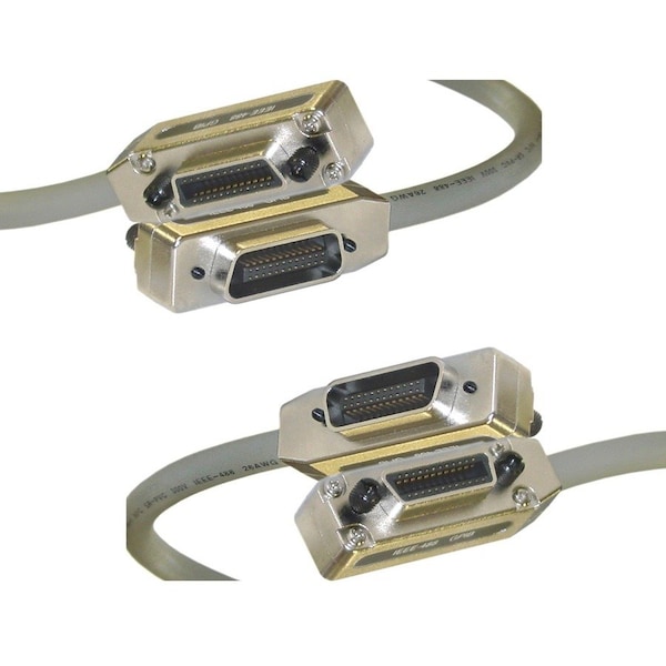 Cable Wholesale GPIB/HPIB Daisy Chain Cable, IEEE-488, CN24 Male and Female on Each End, 4 meter 13.2 foot 11E1-01704 - main
