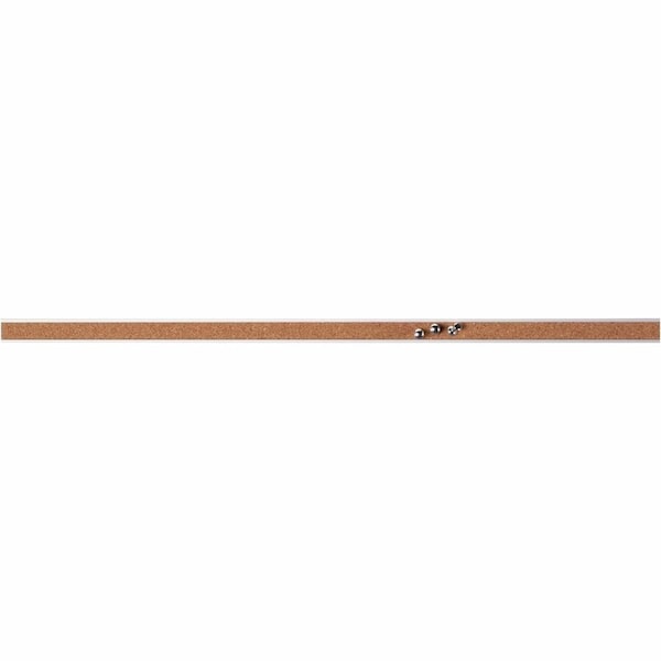 Lorell Bulletin Bar Self-Sealing Cork - Aluminum Frame - 24" Wide 49533 - main