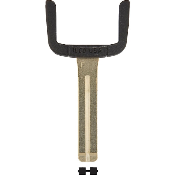 Ilco Toyota EZ Clone Nickel Plated Silver Sidewinder Chip Key Blade EB3-F-TOY48 IAX00003480 - main