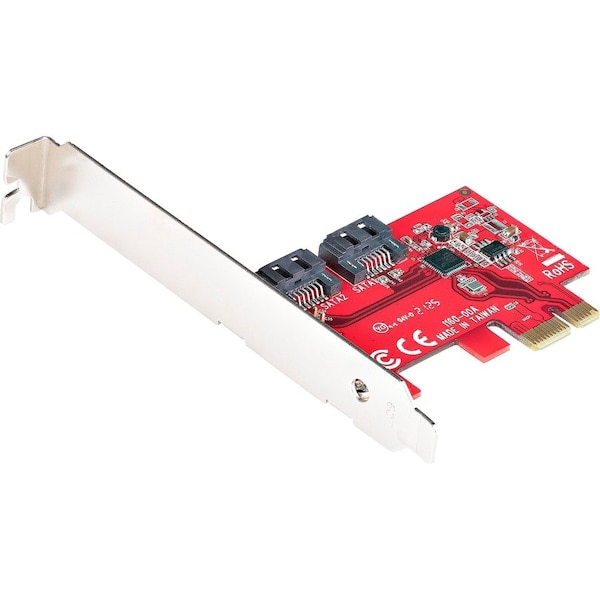 Startech.Com SATA PCIe Card, 2 Ports, 6Gbps, Non-RAID 2P6G-PCIE-SATA-CARD - main