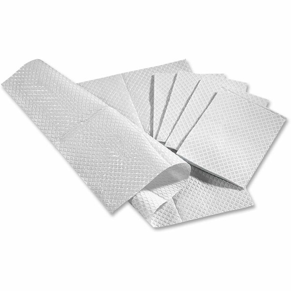 Medline Tissue/Poly 2 -ply Towel/Dental Bib 13"x18", 500PK NON24356W - main
