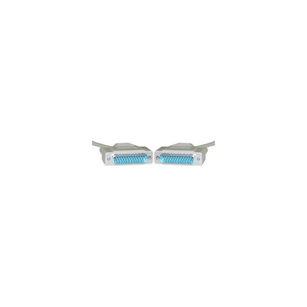 Cable Wholesale Serial Cable, DB25 Male, RS-232, 1:1, 15 foot 10D3-01115 - main
