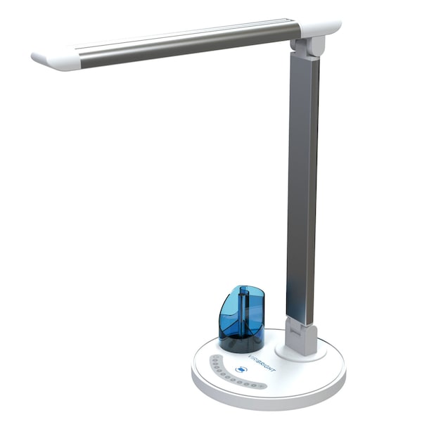 Viribright 12W Desk Lamp / 800 Lumens, White Silver 850071 - main