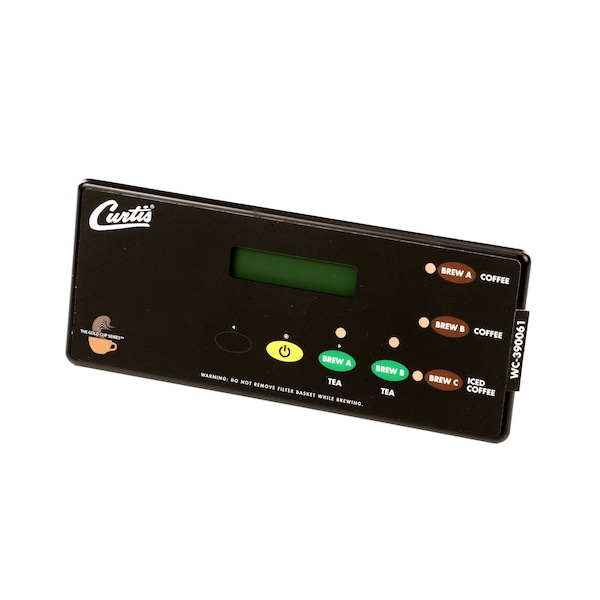 Wilbur Curtis Control and Label Assembly, CBHVS/CBHS 3375003074 - main