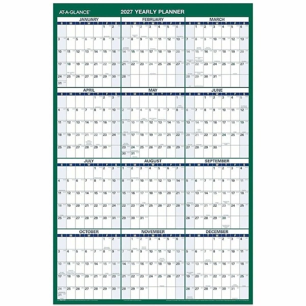 At-A-Glance Planner, Wall, Vertical, 24X36 AAGPM21028 - main