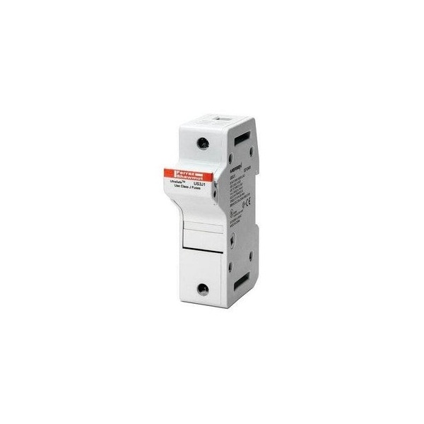 Ferraz Shawmut 4.49in x 1.28in x 3.15in, 600 VAC/VDC, 30 A, 14 to 2 AWG, 1-Pole, Polyamide Body, DIN Rail US3J1I - main