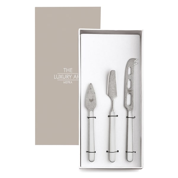 Mepra Fantasia Pewter Cheese Knives - 3 Pieces - China 10W64403P - main