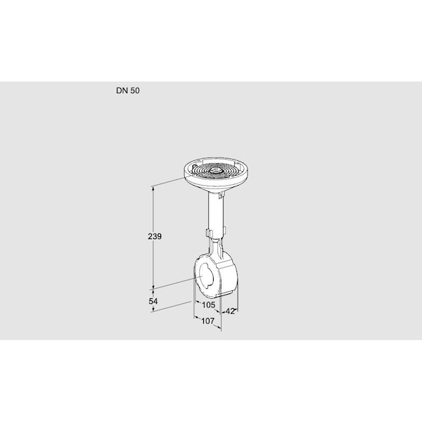 Honeywell Kromschroder VLV, BFLY, 2 ANSI FLG, AIR/GAS BVHM50TW01A, KS88300177 - main