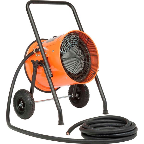 Global Industrial Portable Salamander Heater W/ Adjustable Thermostat, 208V, 3 Phase, 15000W 653673 - main