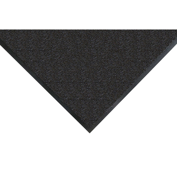 M A Matting MicroLuxx Mat, Blue/Black 2' x 3', Smooth Backing 12017123150 - main