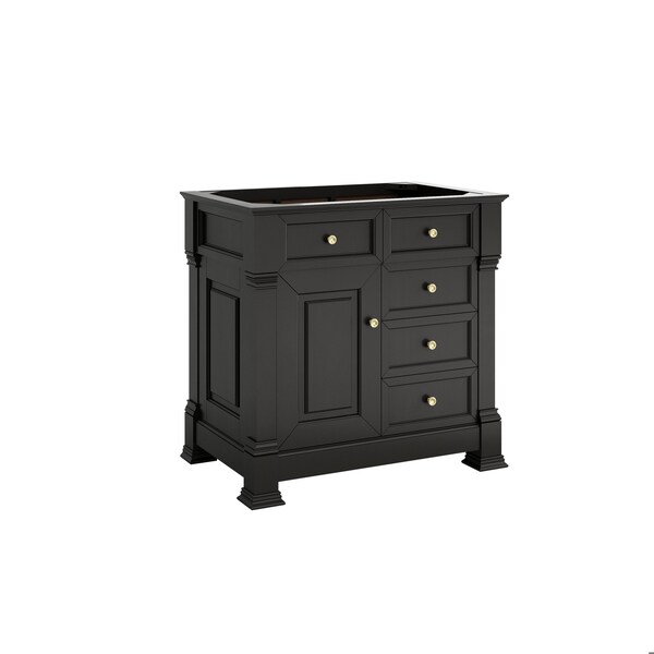 James Martin Vanities Brookfield 36 in. Single Vanity, Black Onyx 547-V36-BKO - main