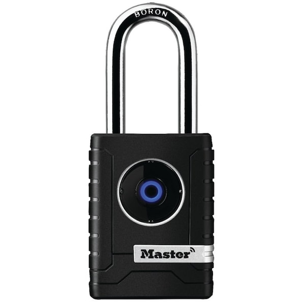 Master Lock 4401DLH Wide Bluetooth Padlock, 1132 in Dia Shackle, 2 in H Shackle, Boron Steel Shackle 4401LHEC/4401DLH - main