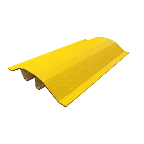 Safeguard Technology 36x20x3in Anti-Slip Pipe & Cable Cover, FRP Fiberglass Extra Coarse (Offshore), Yellow, Covers PFSON-YLW-36x20 - main